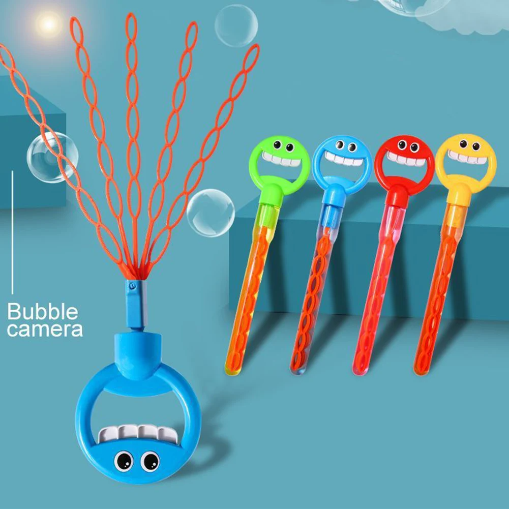 Smiley Bubble Stick with 32 Holes - BubbleWave