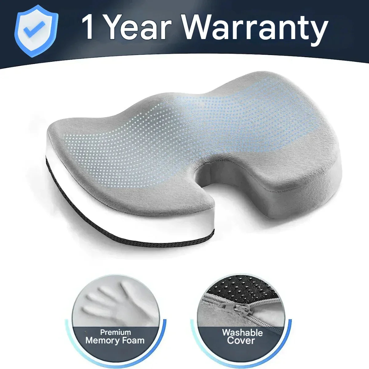 Orthopaedic 4D Seat Cushion - PosturePlus