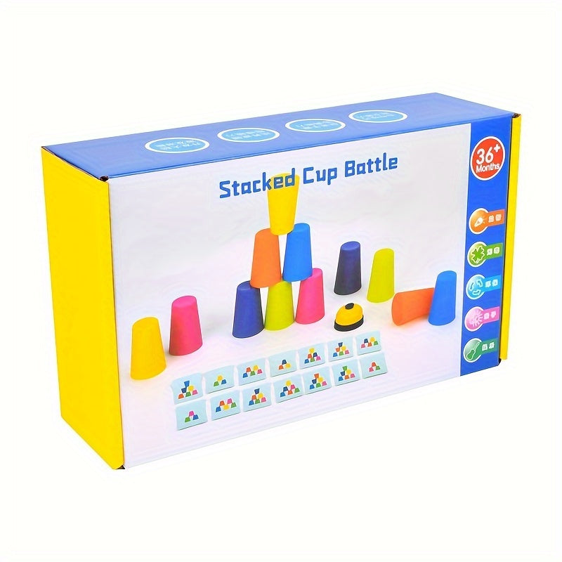 Educational Stacking Cup Puzzle Game - StackSmart