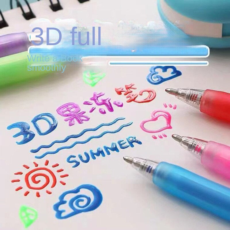 Colourful Gel Pen Set for Creative 3D Designs - 3D ArtPen Set