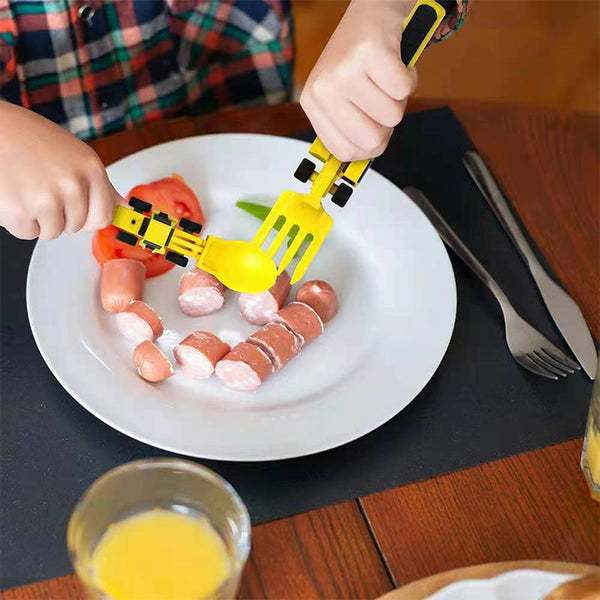 Bulldozer Kids Cutlery Set - ConstructoFork