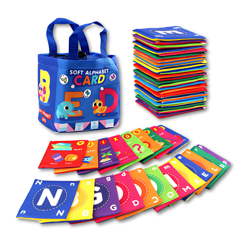 Colorful Toddler Alphabet Cards - LetterFun