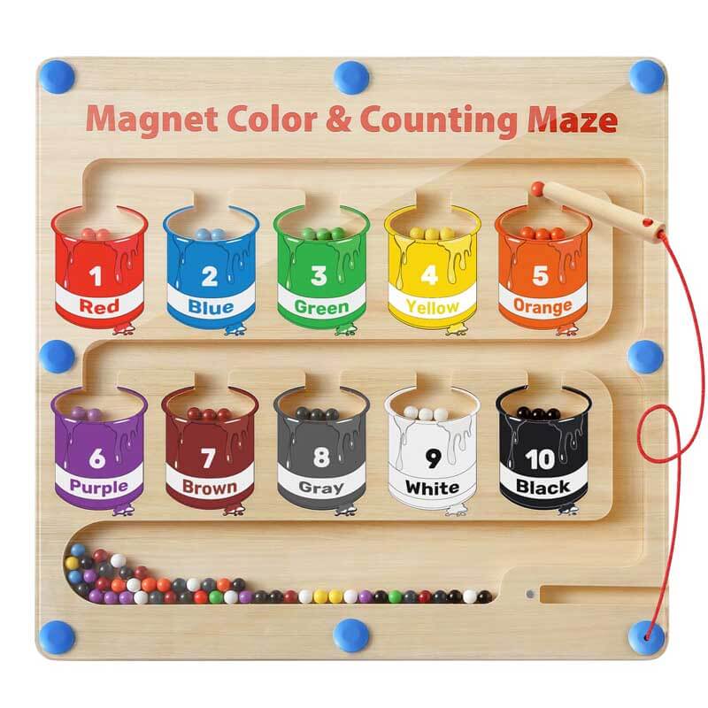 Colourful Magnetic Counting Puzzle - MagniTally