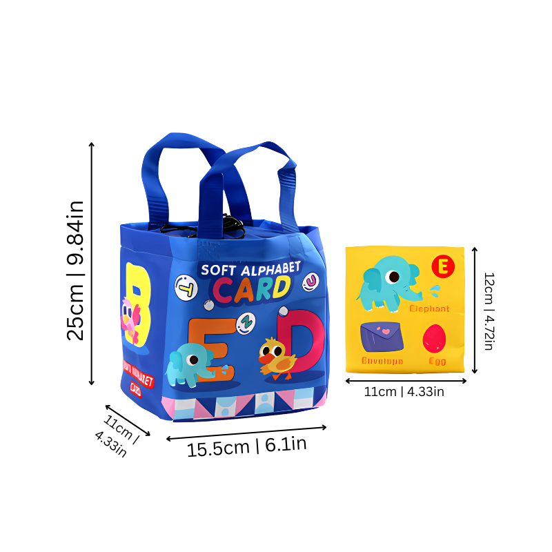 Colorful Toddler Alphabet Cards - LetterFun