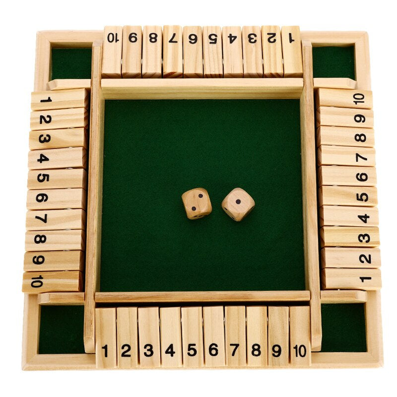 Wooden Dice Board Game - MathKingdom