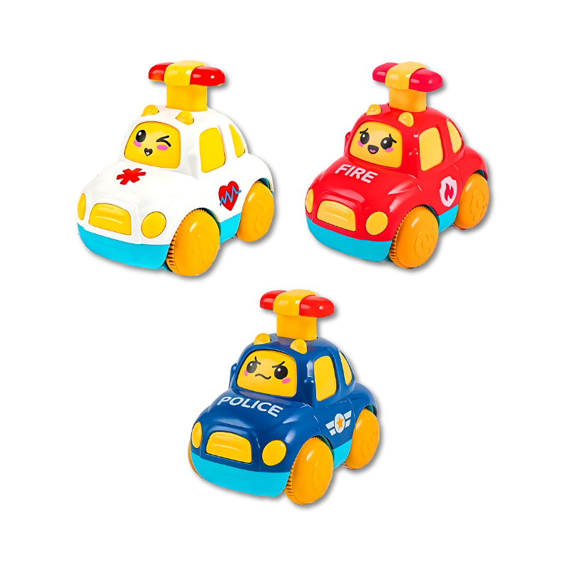 Toddler Rescue Toy Cars - TurboTrekker