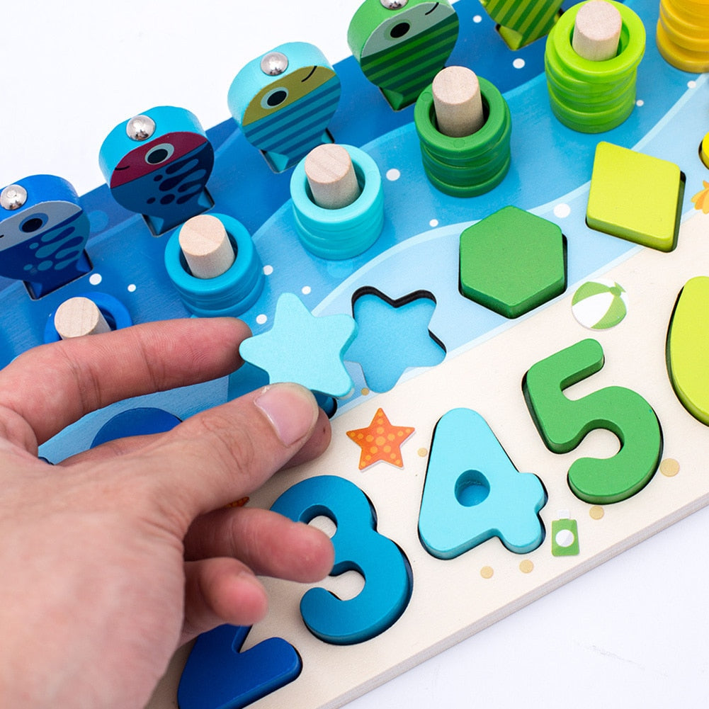 Montessori Toddler Playboard - Wooden PlaySafari