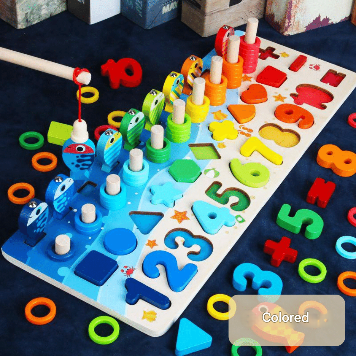 Montessori Toddler Playboard - Wooden PlaySafari