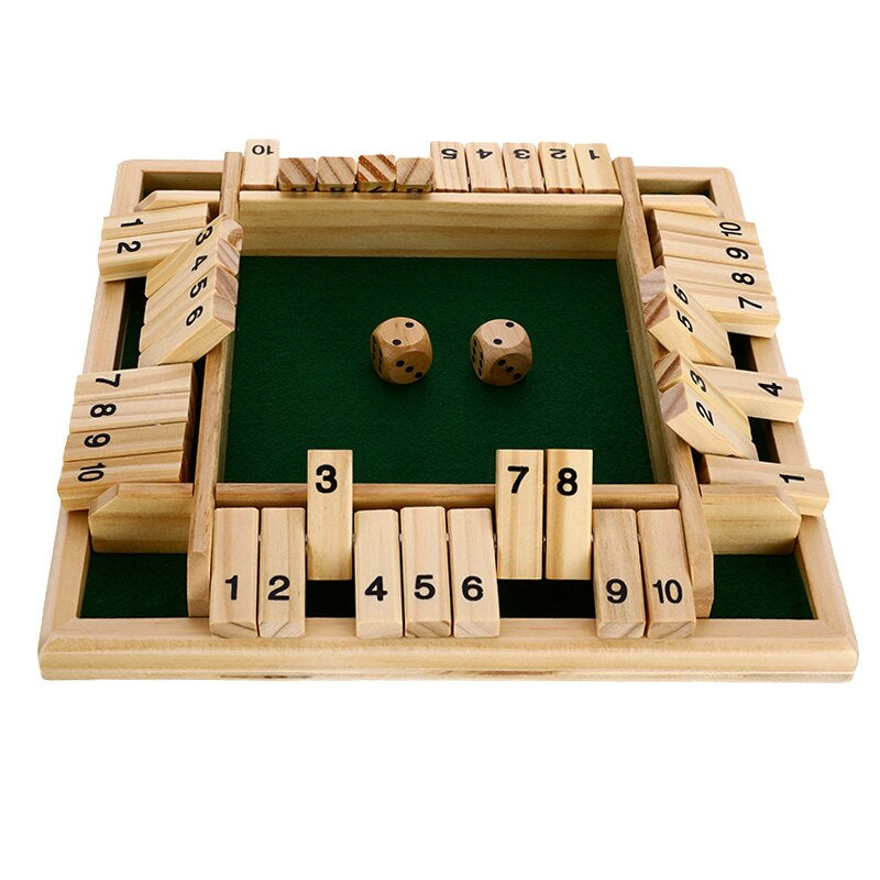 Wooden Dice Board Game - MathKingdom