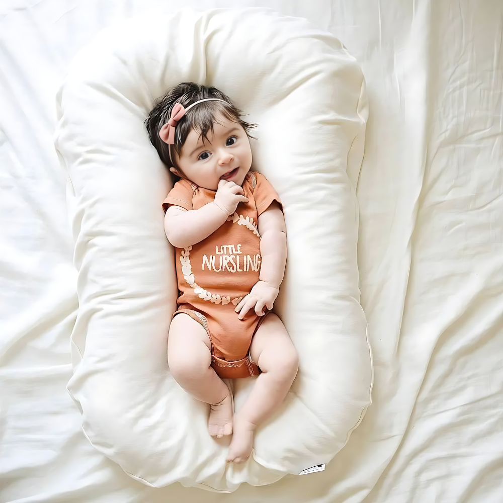 DreamNest Baby Pillow | Safe Comfortable Ergonomic Soft Versatile