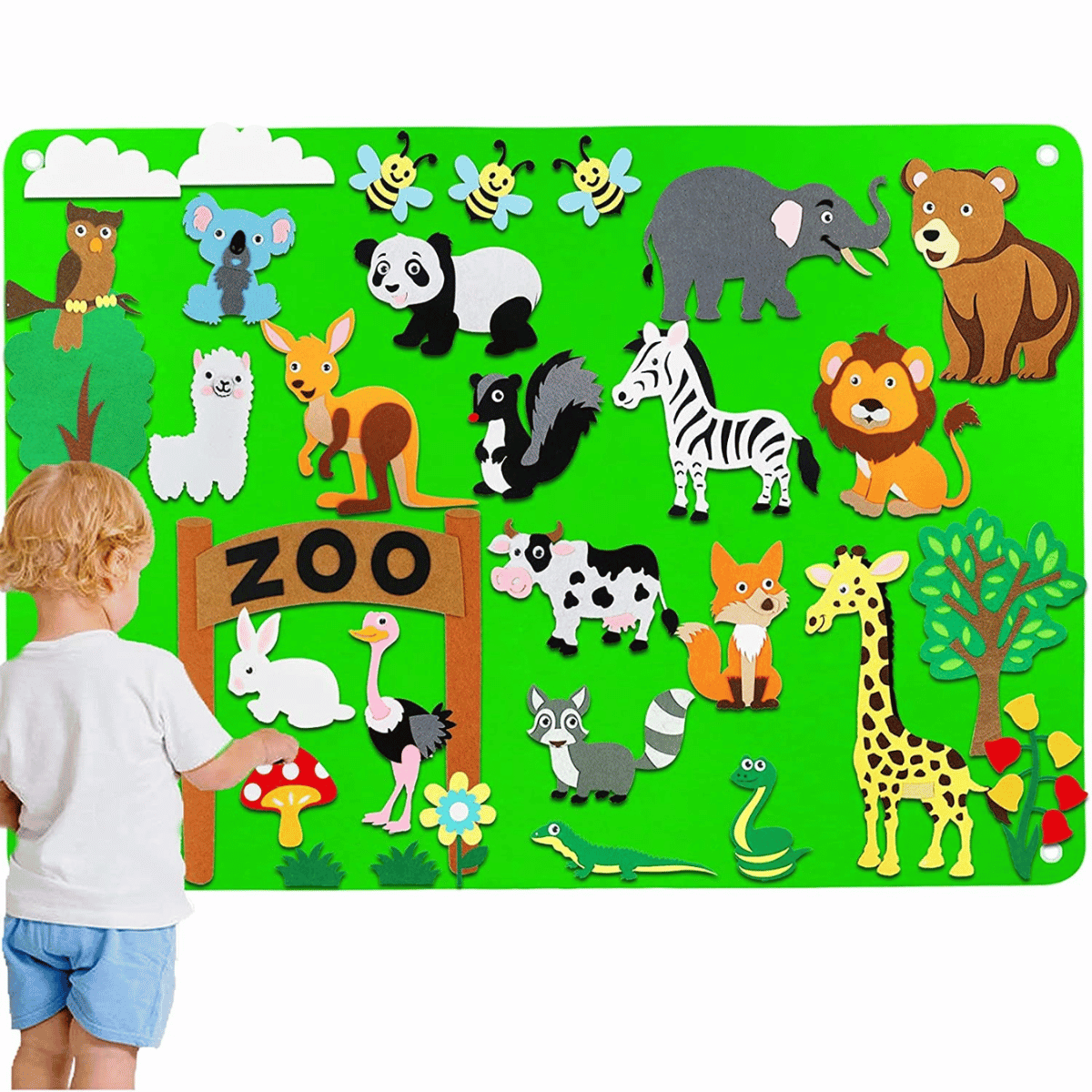 Toddler Felt Playboard - FeltAdventure