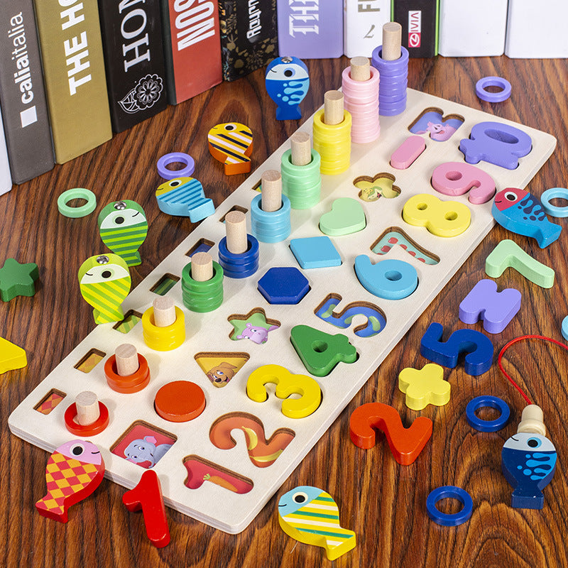 Montessori Toddler Playboard - Wooden PlaySafari