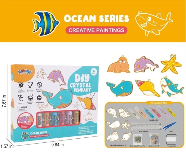 Do-It-Yourself Keyring Painting Kit - SparkleArt