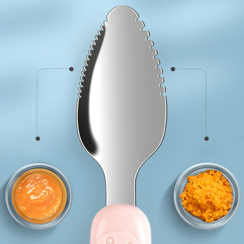 2-in-1 Silicone Baby Spoon - TinyTasties