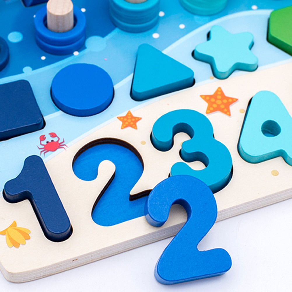 Montessori Toddler Playboard - Wooden PlaySafari