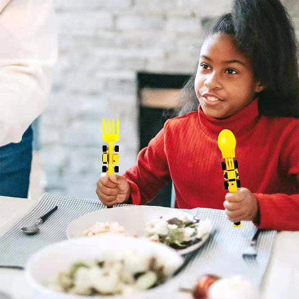 Bulldozer Kids Cutlery Set - ConstructoFork