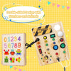 Montessori Toddler Pinboard with 27 LED Lights - BrightMinds