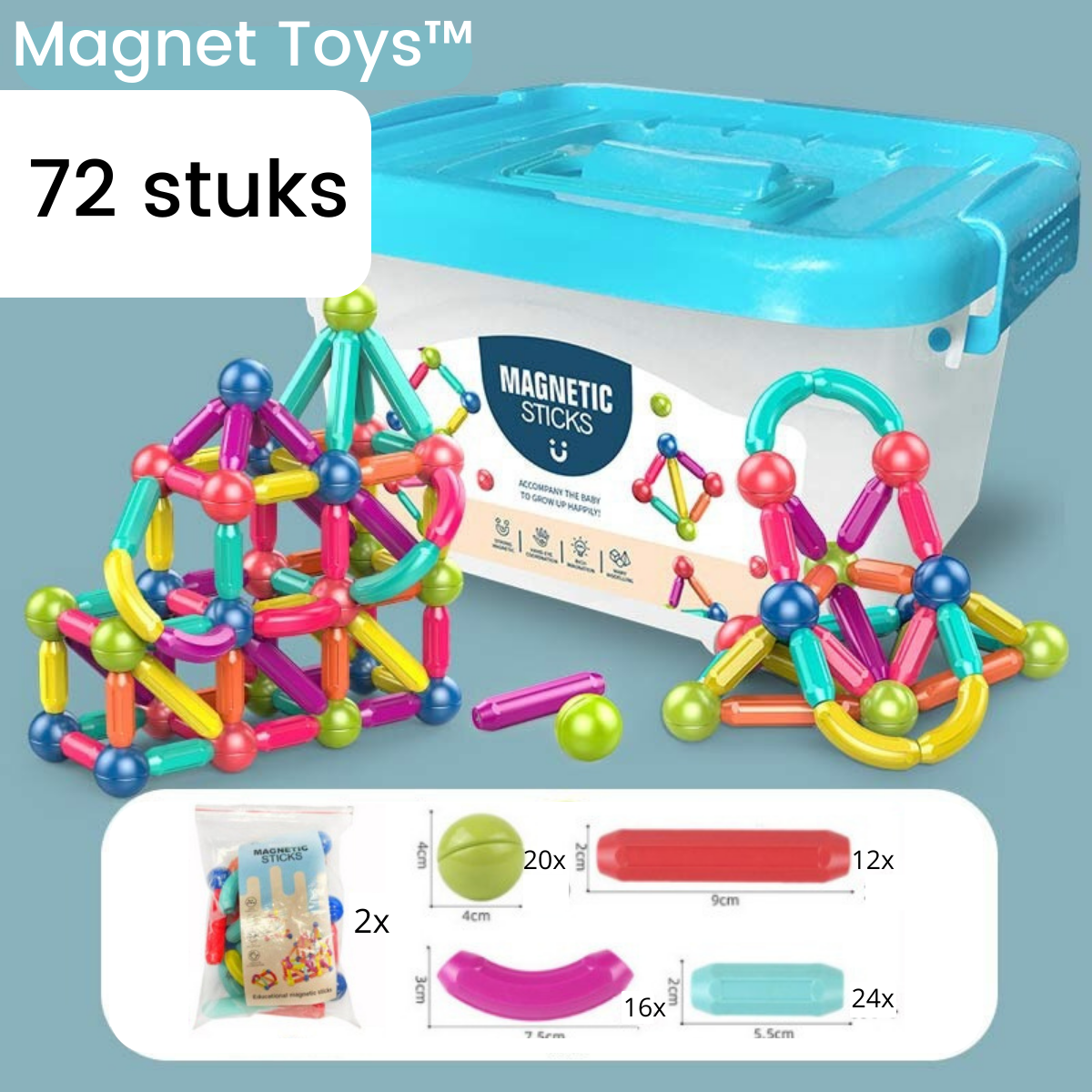 Magnetic Building Blocks - MagnaMaster