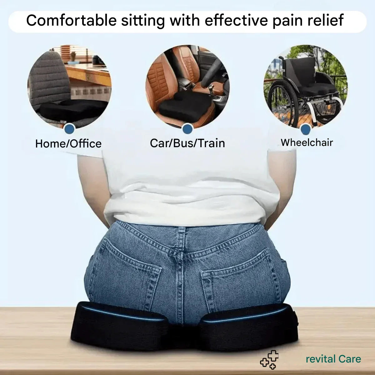 Orthopaedic 4D Seat Cushion - PosturePlus
