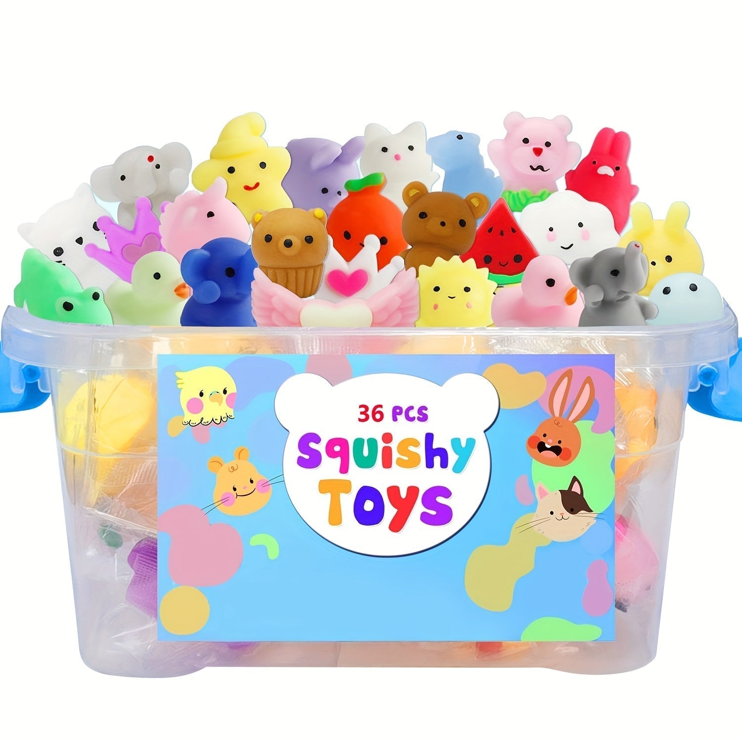 36 Cute Squishy Animal Toys - Kawaii Squeezies