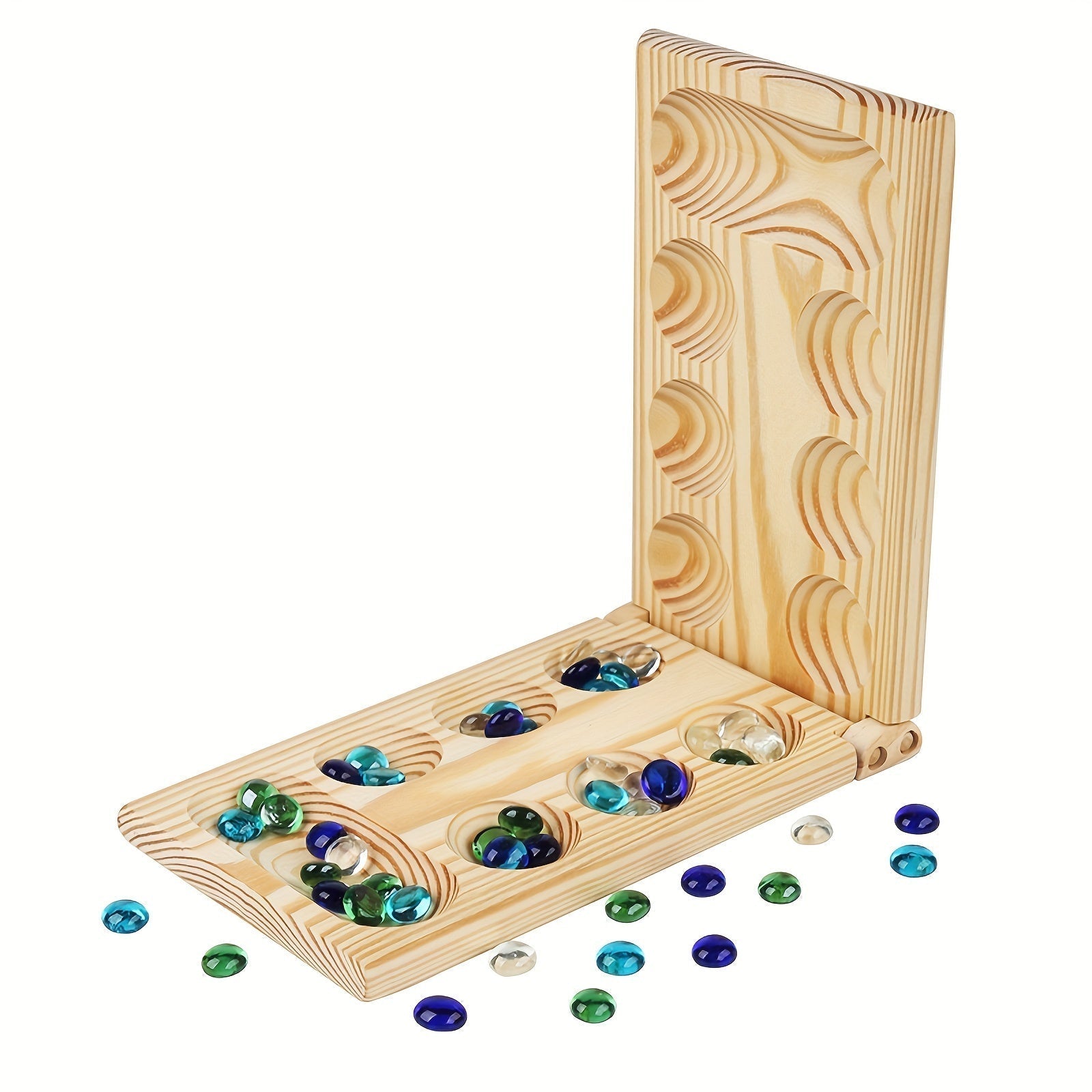 Mancala Deluxe Board Game - BrainStones