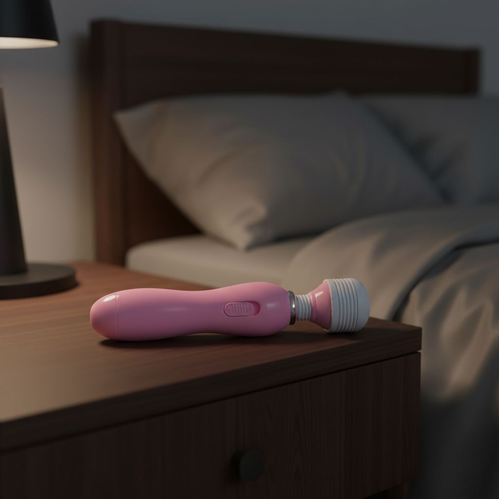 Compact Silicone Wand Massager - SilkWandor