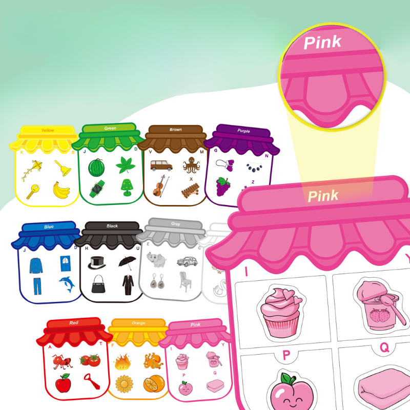 Magnetic Learning Stickers - ColourClub