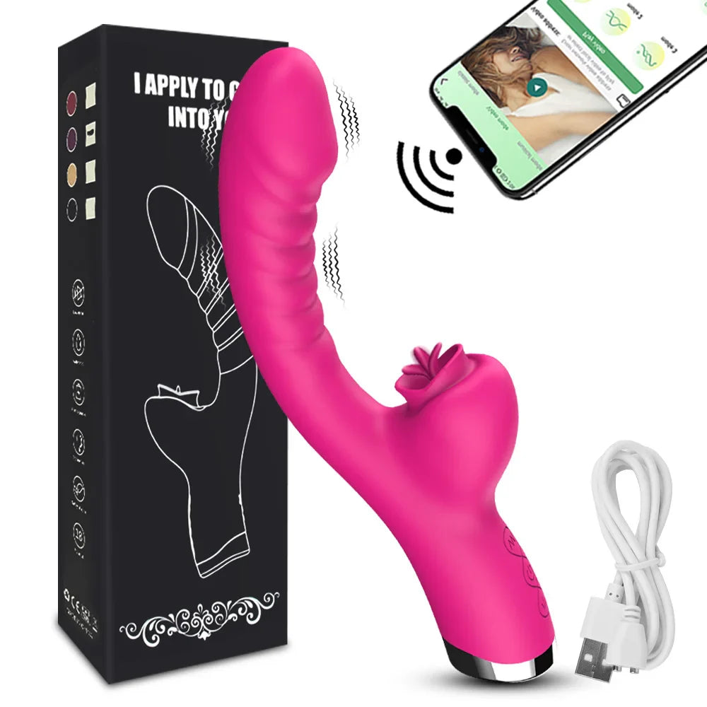 Dual Action Tongue And Shaft Stimulator - Ripplix
