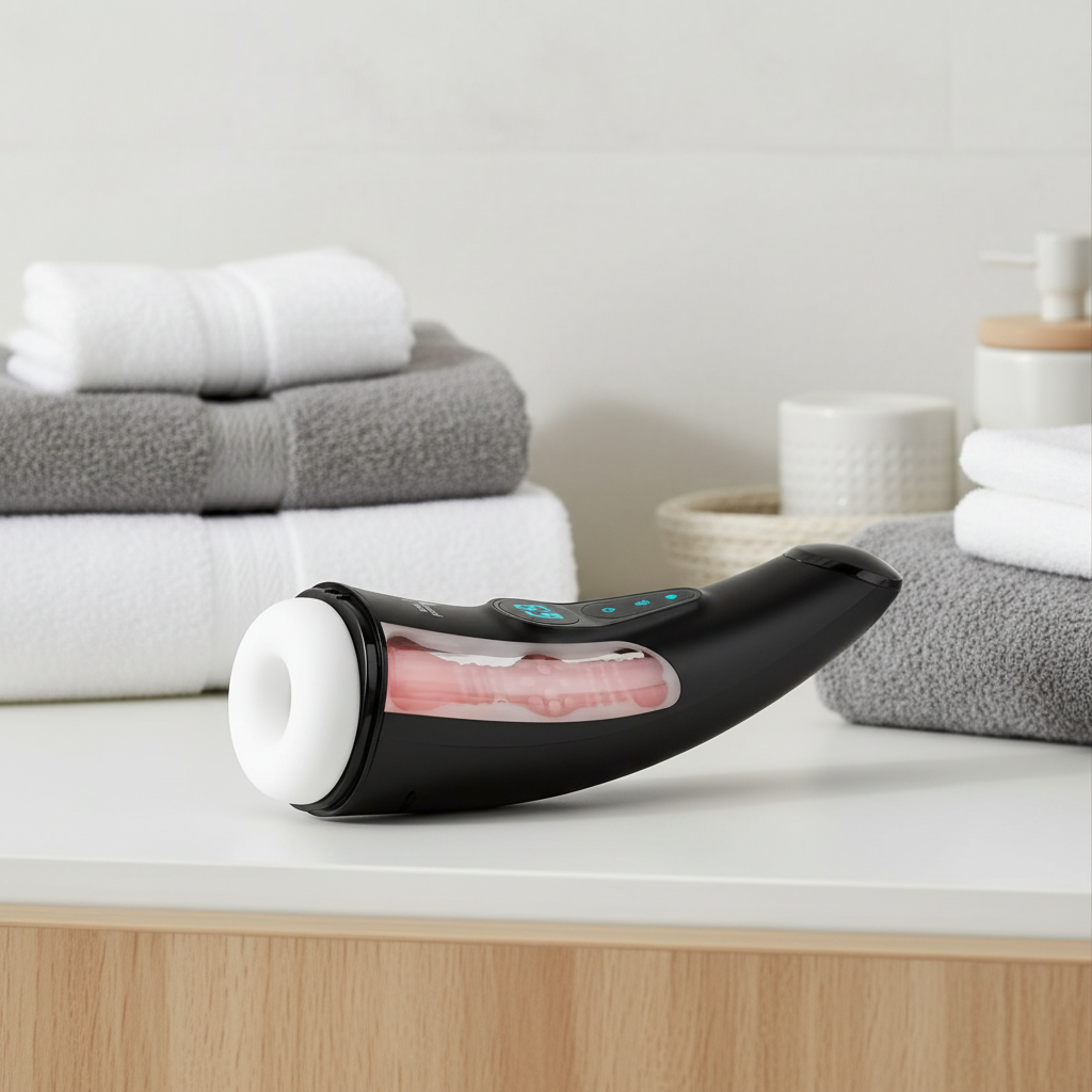 Ergonomic Heated Masturbator - SensaWave