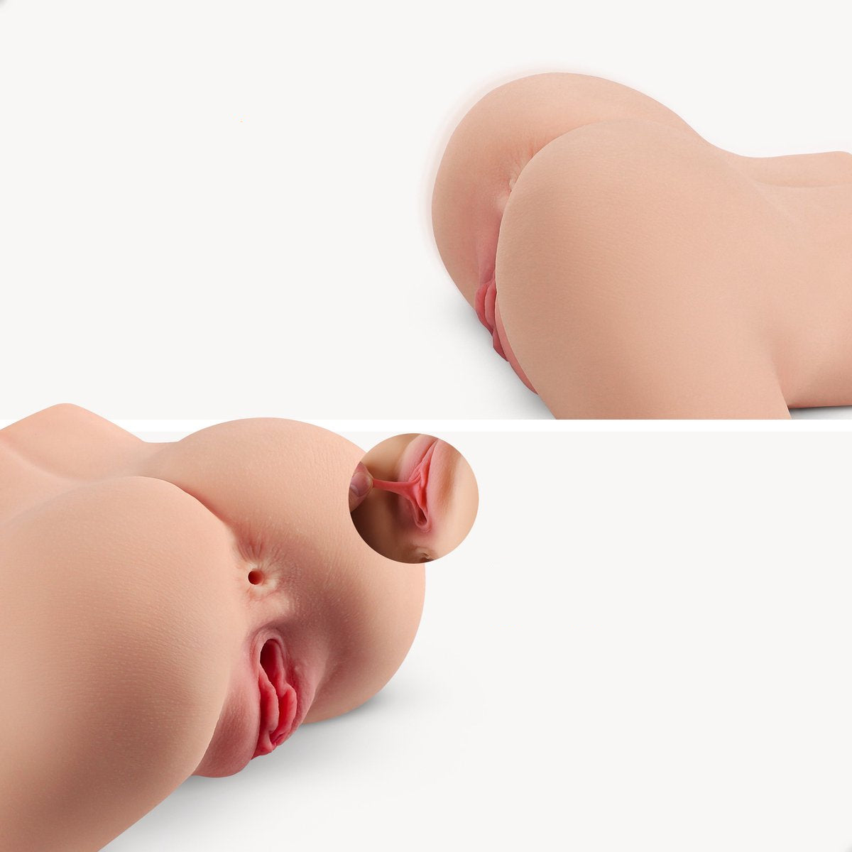 Half Body Realistic Masturbator - PleasuraCore