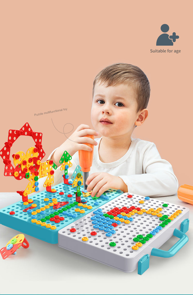 Creative Building Set with Toy Drill - BuildyDrill