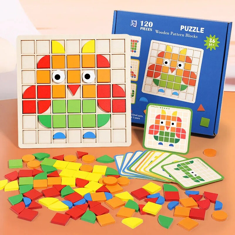 Wooden Toddler Puzzle - EcoPuzzle