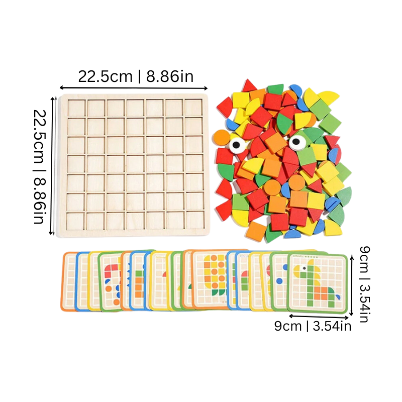 Wooden Toddler Puzzle - EcoPuzzle