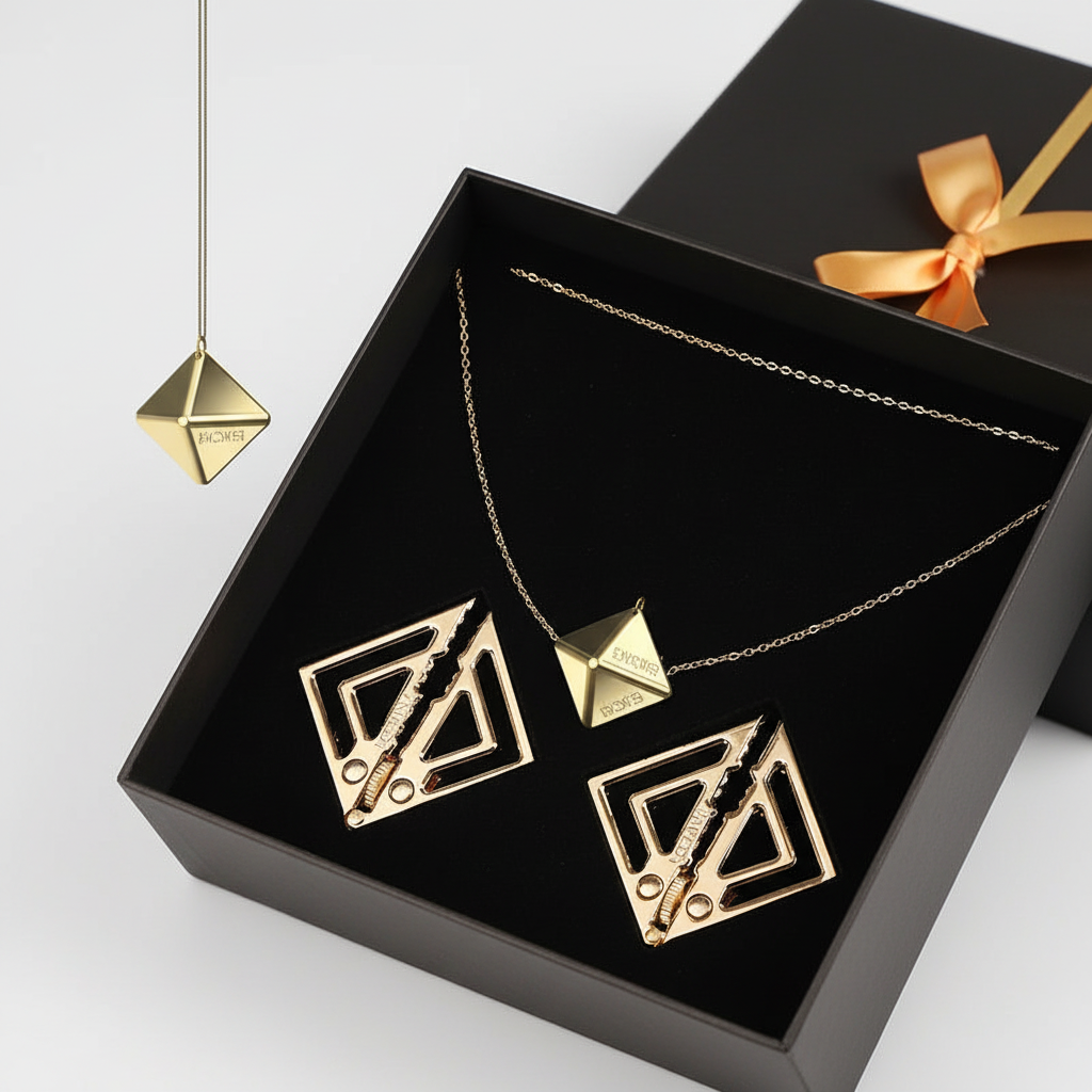 Minimal Geometric Nipple Clamp Set - Luxepta