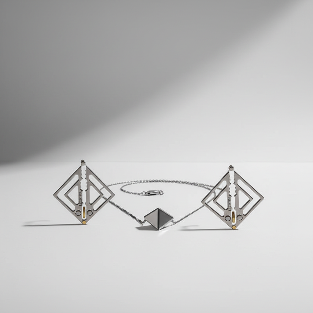Minimal Geometric Nipple Clamp Set - Luxepta