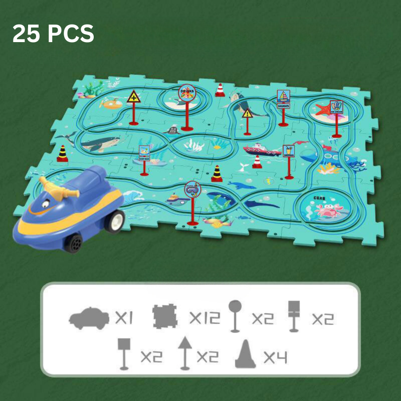 Problem-Solving Kids' Puzzle - RacePuzzle