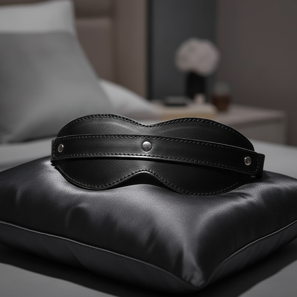 PU Leather BDSM Blindfold - Velvoshade