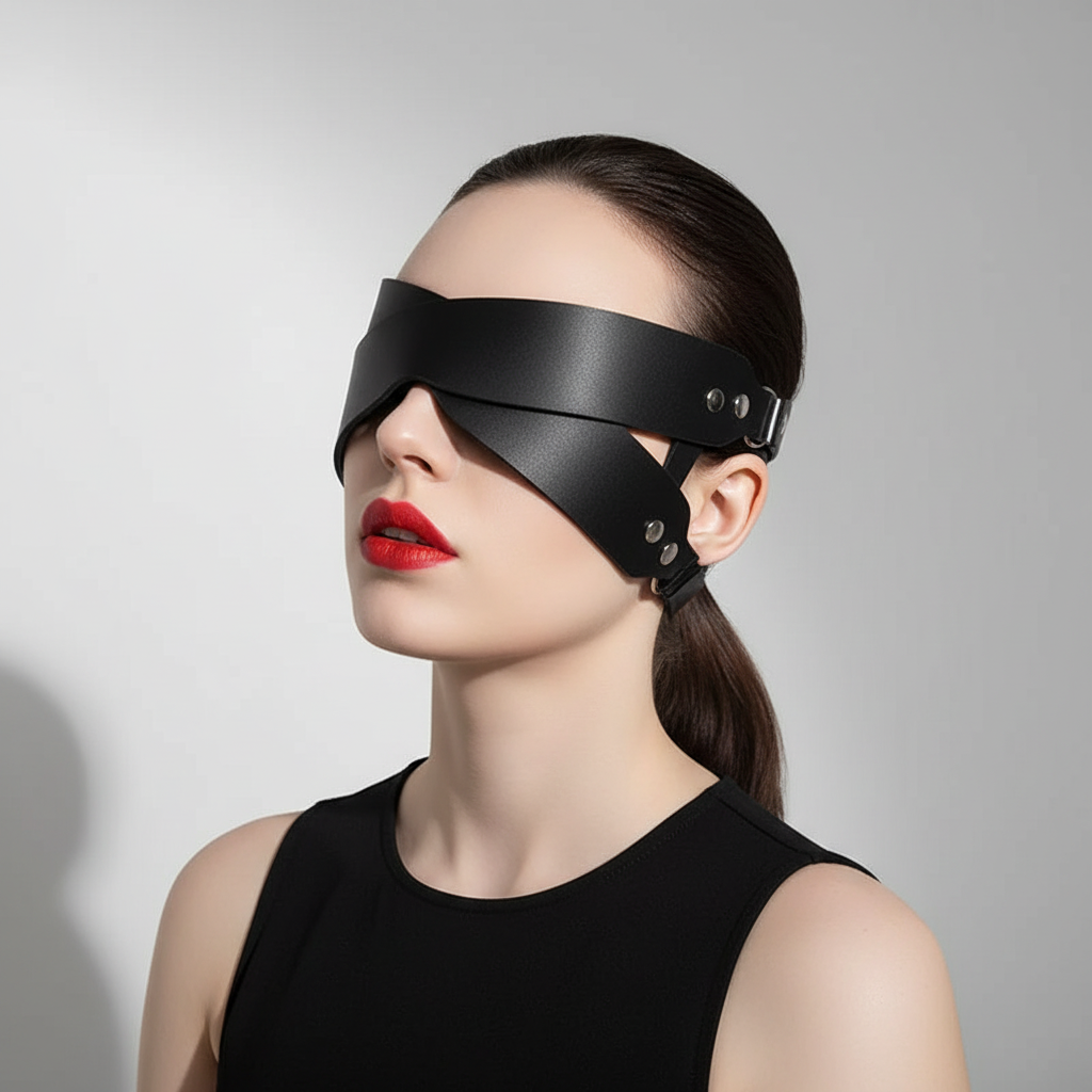 PU Leather BDSM Blindfold - Velvoshade