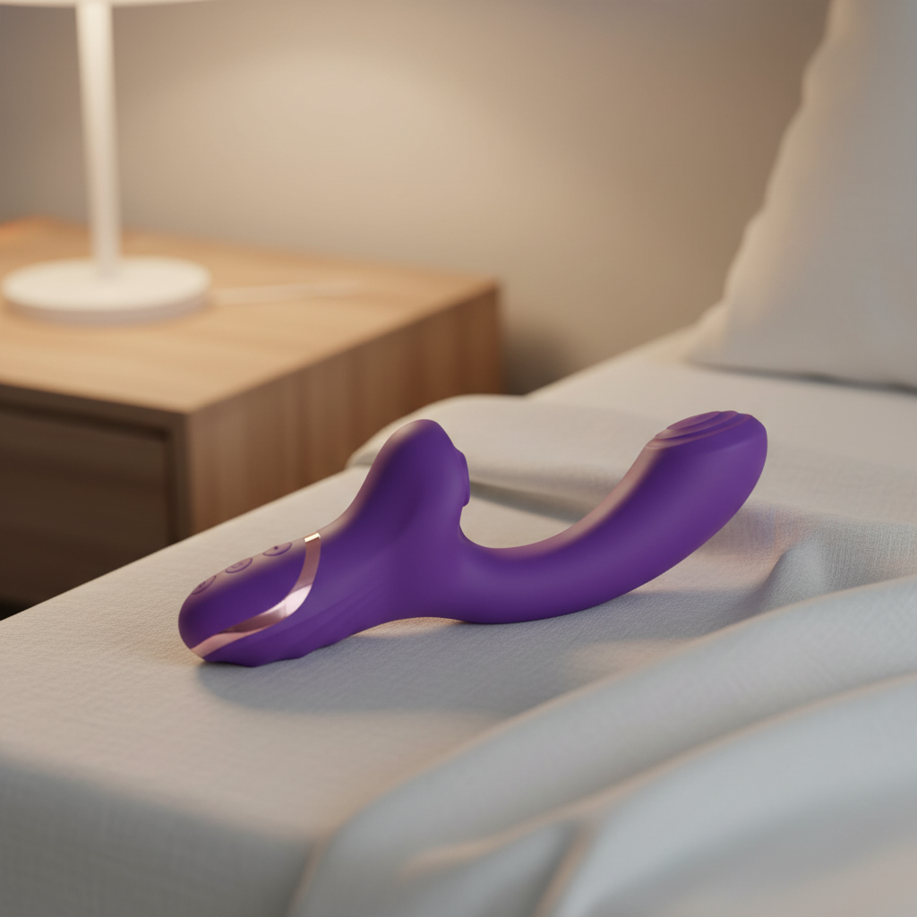 Quiet Vibration Dual Stimulation Massager - Evokea