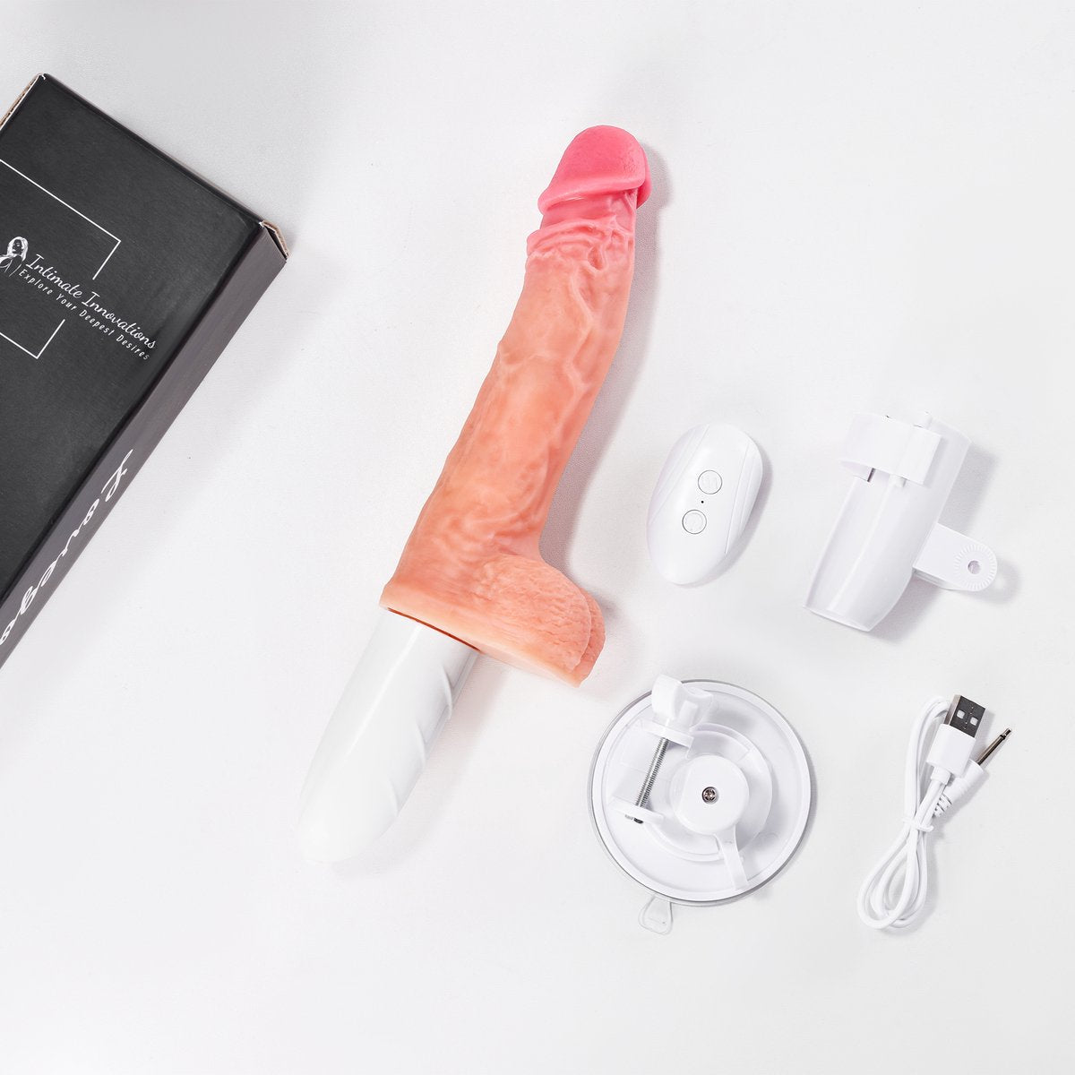 Realistic Silicone Thrusting Vibrator - Thrustiva