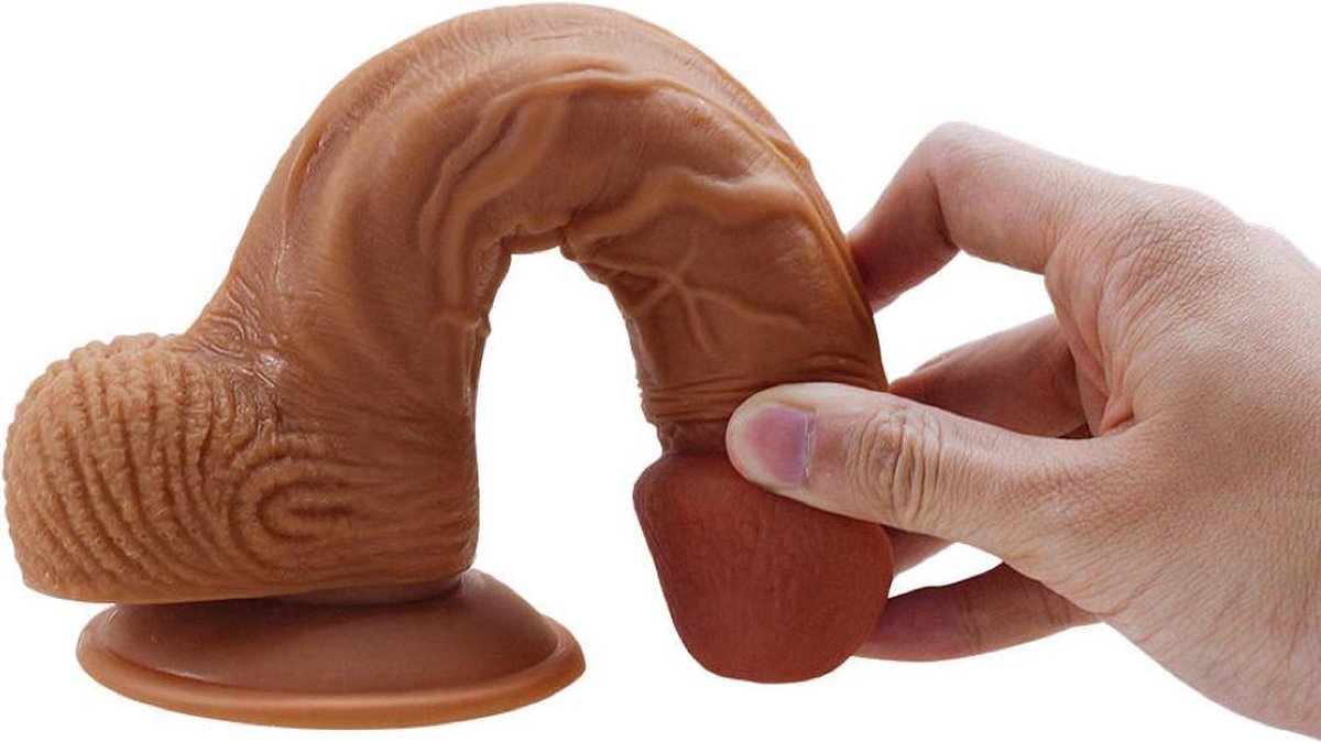 Realistic Textured Silicone Dildo - Realuxeon