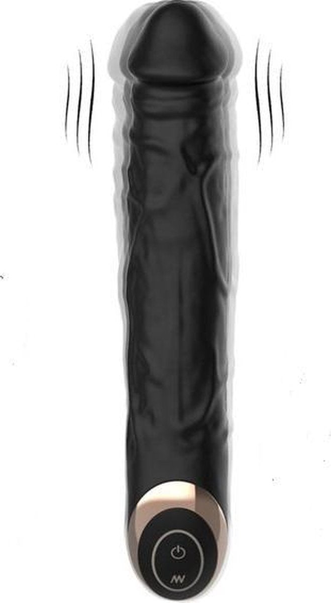 Realistic Textured Silicone Vibrator - Deepmora