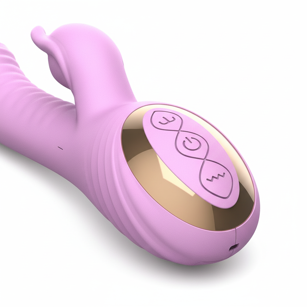Rechargeable Silicone Rabbit Vibrator - Lunarae