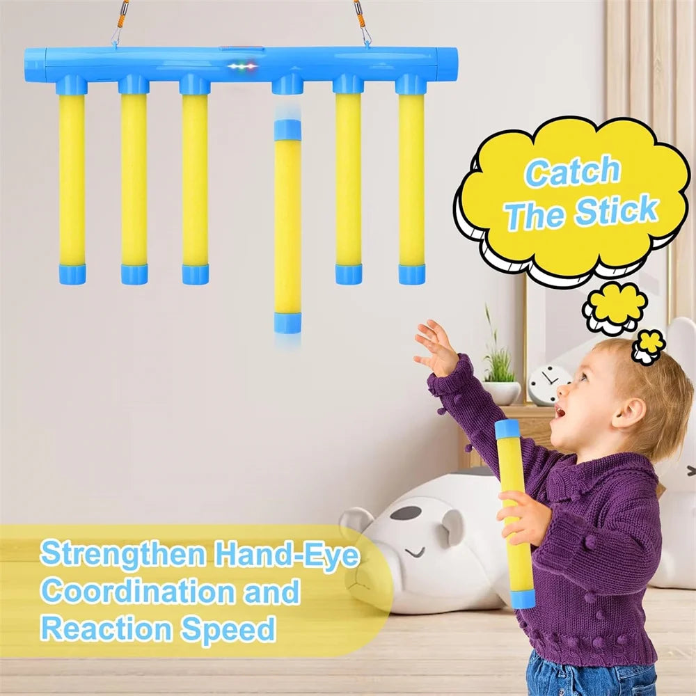 Reflex Drop Sticks Game with Remote Control – Playtime Paradise