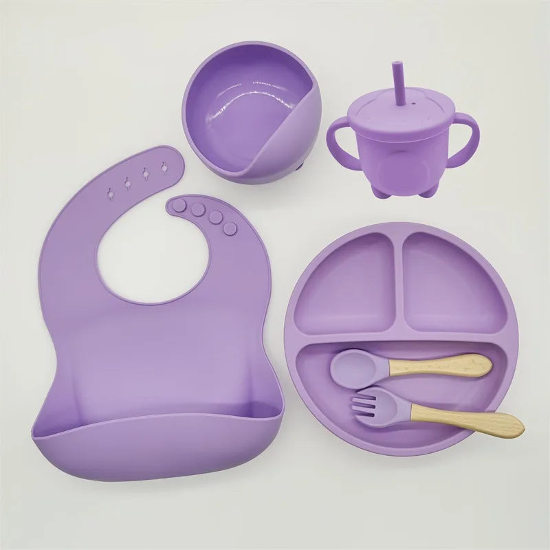 Silicone Feeding Set for Babies - TinyBites