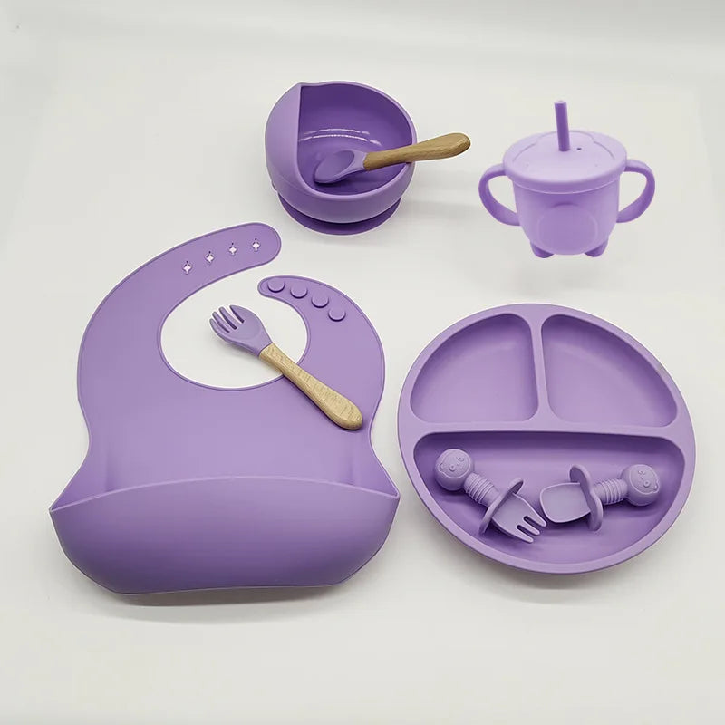 Silicone Feeding Set for Babies - TinyBites