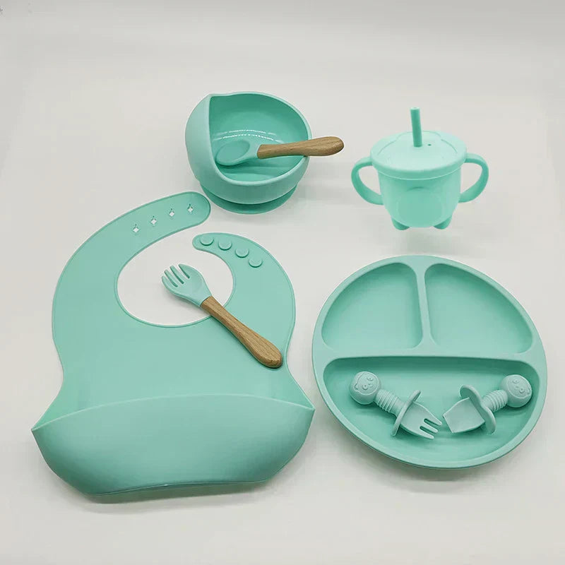 Silicone Feeding Set for Babies - TinyBites