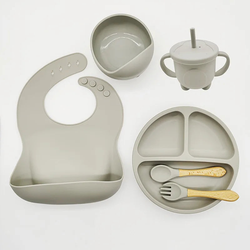 Silicone Feeding Set for Babies - TinyBites