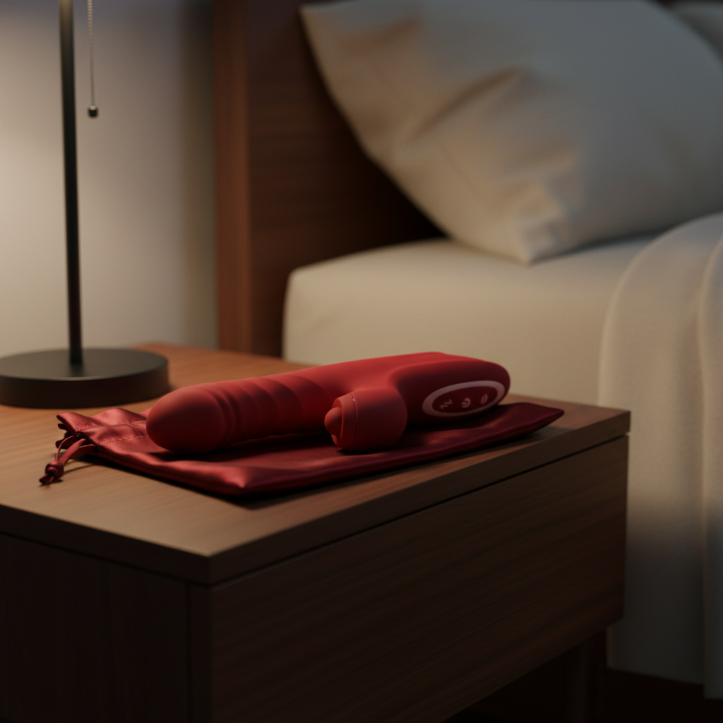 Silicone Three In One Vibrator - SensaGlide