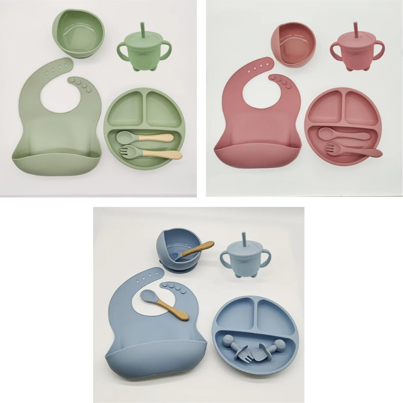 Silicone Feeding Set for Babies - TinyBites